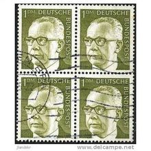 1970 Michel 644 - fine used (o) - block of 4