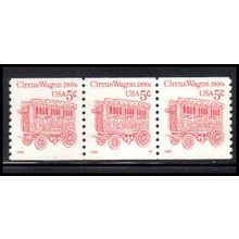 2452D 5c Circus Wagon Very Fine MNH LGG PNC S2/3 PA2906