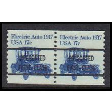 1906a 17c Electric Auto Fine MNH Dry Gum Pair PreCnx AA1099