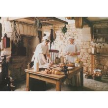 Northleach Gloucester Victorian Bakery Cotswolds Bread Making Fashion Postcard