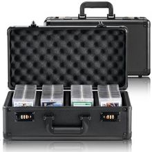 108 PSA Graded Card Storage Box 4 Slots Sports Card Holder Case Coded Lock
