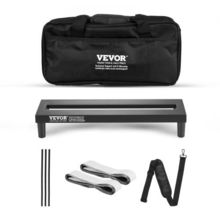 Guitar Pedal Board, 15'' x 5.7'', Aluminum Alloy 0.8 lbs Super Light Guitar ...
