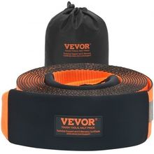 Recovery Tow Strap 4" x 30', 46,500 lbs Break Strength, Triple Reinforced Lo...
