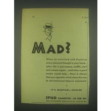 1930 Spud Cigarettes Ad - Mad?