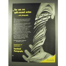 1948 Kodak Photography Ad - See Split-Second Action