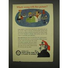 1956 National Fire Association Ad - Sparky the Dog