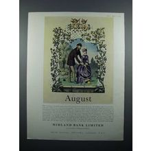1958 Midland Bank Limited Ad - August