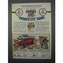 1966 Purina Dog Chow Ad - Private Eye Game