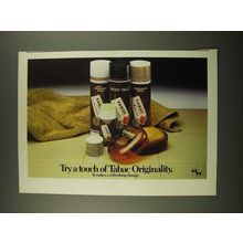 1979 Tabac Toiletries Ad - Try a Touch of Tabac