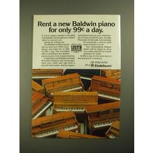 1987 Baldwin Pianos Ad - Rent for Only 99¢ a Day