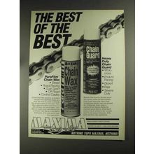 1992 Maxima ParaFilm Chain Wax & Chain Guard Ad