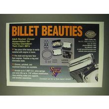 2000 S&S Rocker Cover Assemblies Ad - Billet Beauties