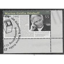 GER 2009 €0.55 'MARION GRAEFIN DOENHOFF' (CORNER MARGIN) FINE USED (EBID54-027)