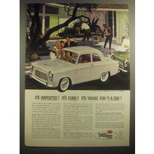 1959 Ford Anglia 2-Door Sedan Ad - It's imported! It's Ford! It's yours for $1