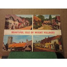 multiview, BEAUTIFUL ISLE OF WIGHT VILLAGES used postcard by Jarrold