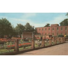 Queens Gardens Newcastle Under Lyme Staffs 1970s Postcard