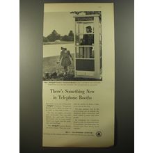 1954 Bell Telephone System Ad - There's something new in Telephone Booths
