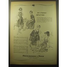 1960 Abercrombie & Fitch Fashion Ad - For a summer full of color