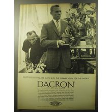 1960 Du Pont Dacron Ad - Kuppenheimer tailors suits with the summer look