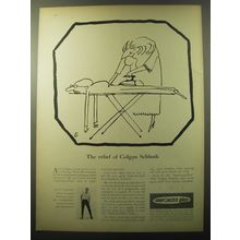 1960 Sanforized-Plus Fabric Advertisement - The relief of Colgan Schlank