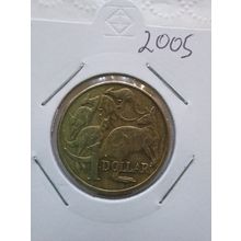 Australian 2005 $1 - Low Mintage - Circulated