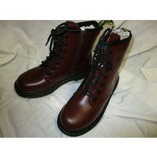 Dream Pair Fight-1K Girls Leather Lace Up Heeled Boots 7"Tall Size(2) C-Burgundy