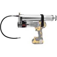 Electric Grease Gun Drill Adapter with 14 OZ Load, Locking Grease Gun Coupler, 1