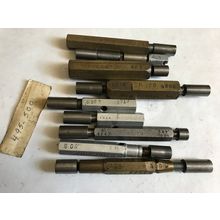 LOT THE PIPE MACHINERY GO NO GO PLUG GAGE,.495,.498,.499,.4975,.3955,.500,ET
