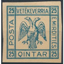 Mirdita: 25q - Albania Bogus Local Issue 1921 - NM H No Gum