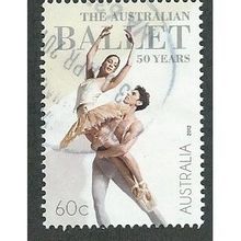 AUS 2012 60c '50TH ANN OF AUSTRALIAN BALLET' FINE USED (EBID36-734)