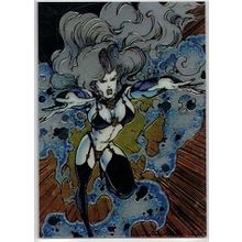 LADY DEATH ( CHROMIUM ) ' ONE PROMO ' card COMBO magazine ( 1995 )