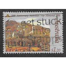 AUS 1991 $1.20 '50TH ANN OF WAR MEMORIAL' FINE USED (EBID68-698)