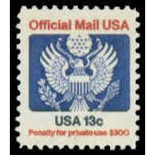 O129 13c Eagle Fine MNH G0623