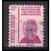 Used 1286 10c Andrew Jackson Fine KA6090