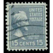Used 820 15c James Buchanan Fine M08031