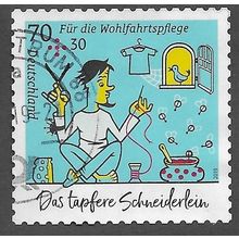 GER 2019 €0.70 + 0.30 (S/A) 'BRAVE LITTLE TAYLOR' FINE USED (EBID77-046)