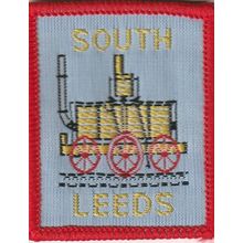 Scout Badge UK- South Leeds - Black Back (BY196)