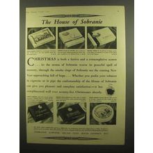 1955 Sobranie Cigarettes Ad - The House of Sobranie