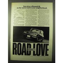 1971 Renault 16 Car Ad - Worst Road in Neighborhood