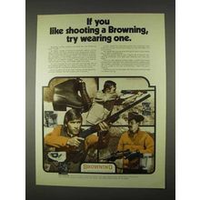 1974 Browning Clothing Ad - If You Like Shooting