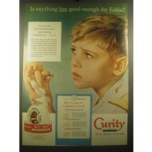 1952 Bauer & Black Curity Adhesive Tape Ad - Is anything less good enough