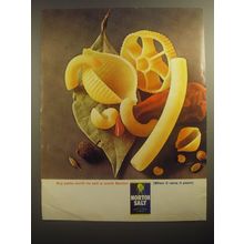1963 Morton Salt Ad - Any pasta worth its salt is worth Morton