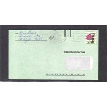 2492 32c Pink Rose Misperfed On Cover CV42719