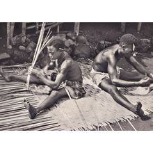 South Cameroon Mat Making Crafts Real Photo African Postcard