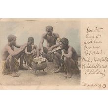 Middelburg Colony South African Christmas 1903 Antique Cookery Postcard