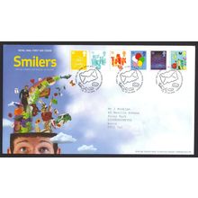 SG2672-2677 17-10-2006 SMILERS (2nd series) FIRST DAY COVER ~ EDINBURGH CANCEL