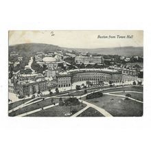 Buxton From Town Hall, Derbyshire, Postcard.