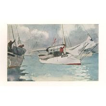 Winslow Homer Fishing Boats at Key West Victorian Painting Postcard