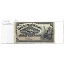 1900 Dominion of Canada 25 Cent Bill VG