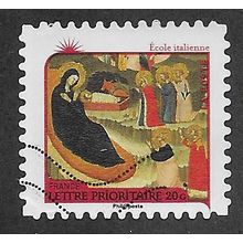 FRA 2011 (60c)(S/A) 'CHRISTMAS - ECOLE ITALIENNE' FINE USED (EBID56-627)